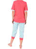 NORMANN Capri Pyjama kurzarm - 44474 in pink