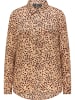 faina Damen Bluse in Beige Mehrfarbig