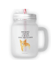 Mr. & Mrs. Panda Einmachglas Corgi Po mit Spruch in Transparent