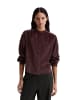 Marc O'Polo Samtbluse loose in black cherry
