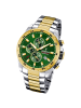 Festina Analog-Armbanduhr Festina Chronograph Sport silber, gold groß (ca. 45mm)
