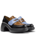 Camper Mokassins " Thelma II Twins " in Schwarz Braun