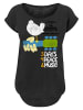 F4NT4STIC Long Cut T-Shirt Woodstock Festival Poster' in schwarz