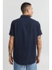 !SOLID Leinenhemd SDAllan SS SH - 21106381  Kurzarmhemd aus Leinenmix in Blau