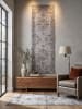 KADIMA DESIGN Teppich Kurzflor VERNANTE waschbar Orientstil Esszimmer Diele in Beige-Grau