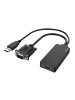 Hama HAMA Video-Adapter, VGA+USB-Stecker - HDMI™-Buchse, Full-HD 1080p in Schwarz