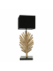 Licht-Erlebnisse Tischlampe (B)24.5 x (L)24.5 x (H)69 cm in Holz (Natur) Schwarz