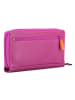 MYWALIT Geldbörse RFID Schutz Leder 20 cm in sangria multi