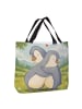Mr. & Mrs. Panda Badetasche Pinguine Kuscheln Design ohne Spruch in Weiß