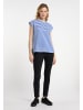 DreiMaster Damen T-Shirt in Blau Weiss