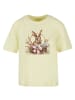 F4NT4STIC Everyday Tee Osterhasen Korb Dekor in softyellow