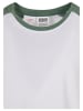 Urban Classics Urban Classics T-Shirts in white/salvia