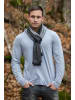 styleBREAKER Schal in Schwarz-Grau
