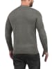 BLEND Strickpullover BHLasse 20703348ME Strickpulli mit aufgestickten Ellenbogenpatches in Grau