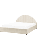 Beliani Doppelbett CHADENET in Weiß - (W) 171 x (H) 102 x (L) 215 cm