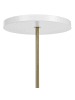 Beliani Stehleuchte EVENLODE in Weiß/Messing - (W) 30 x (H) 140 x (L) 30 cm