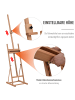 Vinsetto Staffelei-B53 x T50,5 x H171-230 cm-Natur