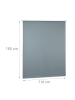 relaxdays Verdunkelungsrollo in Grau - (B)120 x (H)165 cm