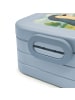 Mr. & Mrs. Panda MEPAL Bentobox Pinguin Buch Design mit Spruch in Blau Pastell