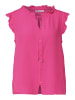 Street One LTD QR buttoned Bluse Top in Magenta Dream