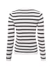 Vila Strickpullover VIDalo in weiß schwarz - 0001