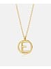 Vanlere Kette aus 375 Gelbgold Buchstabe E