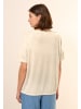 Cecil Shirt mit Dekosteinen in Beige