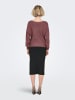 ONLY Strickpullover in Rose Brown