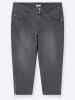 sheego 7/8-Jeans in stone-grey-denim