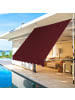 COSTWAY Klemmmarkise 200 cm in Rot