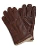 Pearlwood Handschuhe aus Leder in cognac - 0001