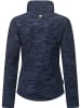 ragwear Strickfleecejacke Saskie Melange in Navy