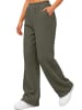 Reichstadt Damen Oversized Hose Musselin in Khaki