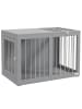Pawhut Hundekäfig Grau 80L x 50B x 56,5H cm