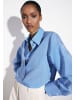 Seidensticker Hemdbluse Regular in Mittelblau