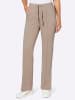 Sieh an! Jersey-Hose in sesam