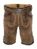 MADDOX Lederhose RONN in mittelbraun