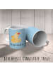 Mr. & Mrs. Panda Kinderpott Fuchs Mama mit Spruch in Blau Pastell