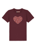 wat? Apparel T-Shirt Pfotenliebe 02 in Weinrot