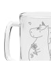 Mr. & Mrs. Panda Bierkrug Einhorn Spaziergang ohne Spruch in Transparent