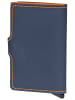 Secrid Geldbörse Miniwallet Matte in Night Blue-Orange