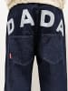 DADA Baggy Denim Jeans mit Stickerei Raw Indigo in Blau