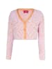 Swirly Damen Cardigan in PINK ORANGE