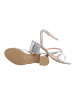 Ital-Design High-Heel Sandalette in Silber