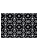 Beliani Kurzflor SIBEL in Schwarz/Silber - (W) 140 x (H) 1.2 x (L) 200 cm