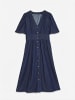 Vero Moda Jeanskleid in Dark Blue Denim
