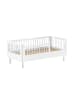 58 aufm Kessel JUNIORBETT 70x140 Keeley Buche Weiß Holz Komfort Stabil Modern