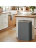 SONGMICS Flaschencontainer Roxanne in Grau-Beige - (B)32.5 x (H)70.5 x (T)42 cm