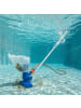 relaxdays 3-tlg. Pool Reinigungsset in Silber/ Blau