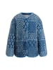 DreiMaster Mädchen Steppjacke in Dunkelmariner Druck